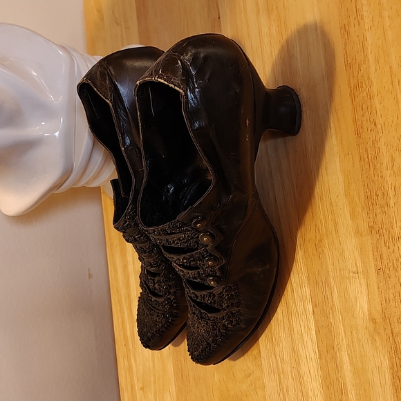 Victorian Era Shoes by Sorosis Buttons and Beads Use for Home Decor (small size) - Picture 6 of 12